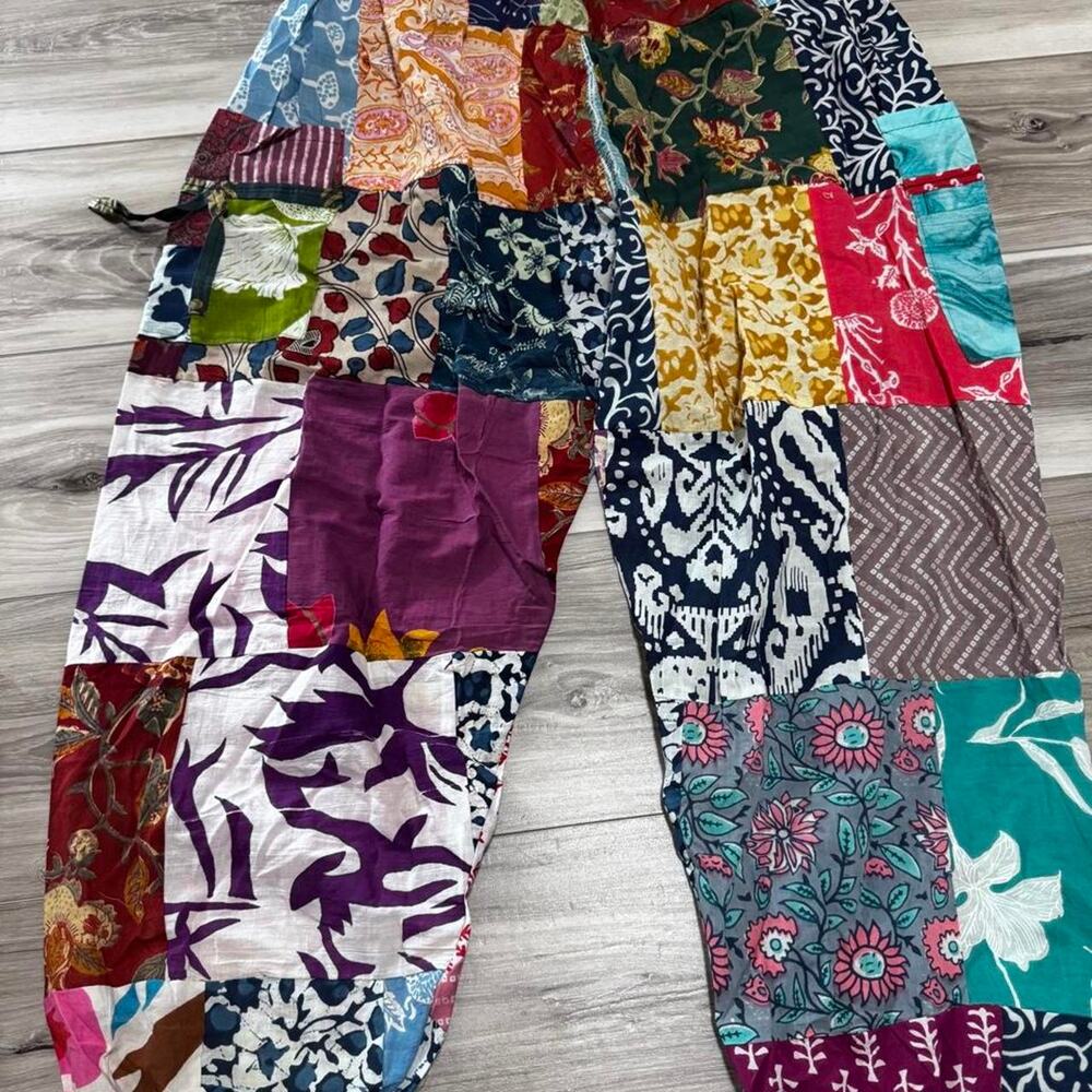 Colorful rhea patchwork jogger pants - Picture 7 of 8